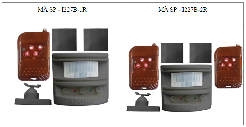 Báo động hồng ngoại cảm biến có thể tích hợp 1-2 remote